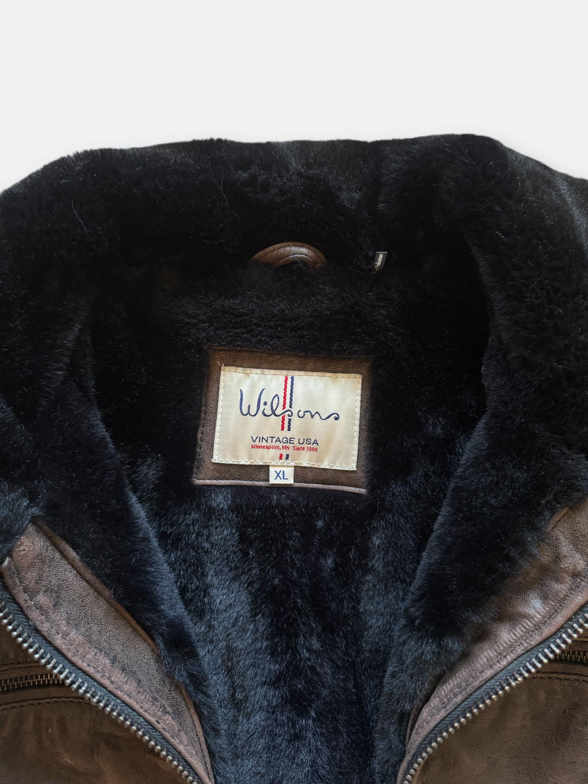 Wilsons Leather Everleigh Faux Fur Bomber Jacket (XL)