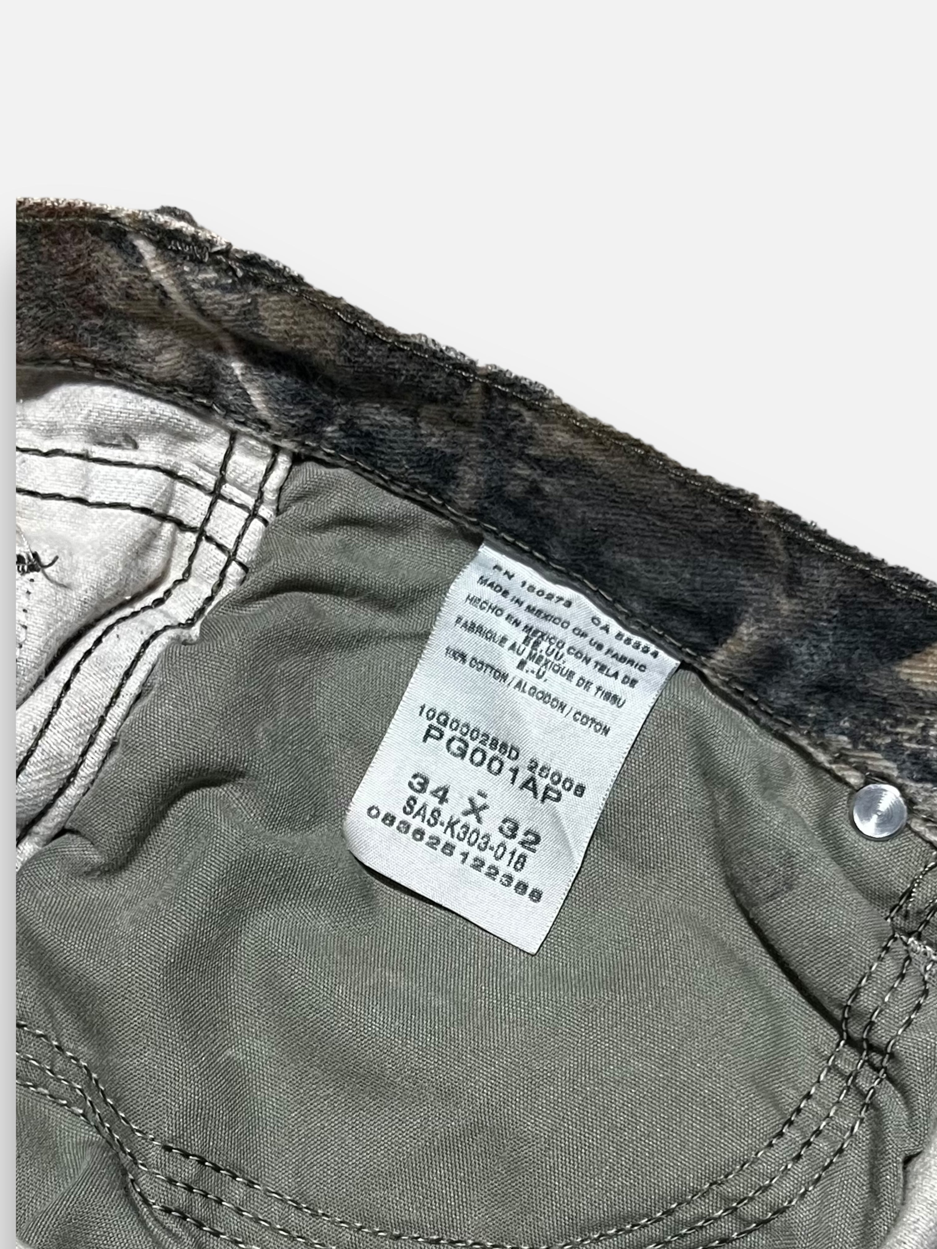 00s Wrangler Camo Pants (34x32)
