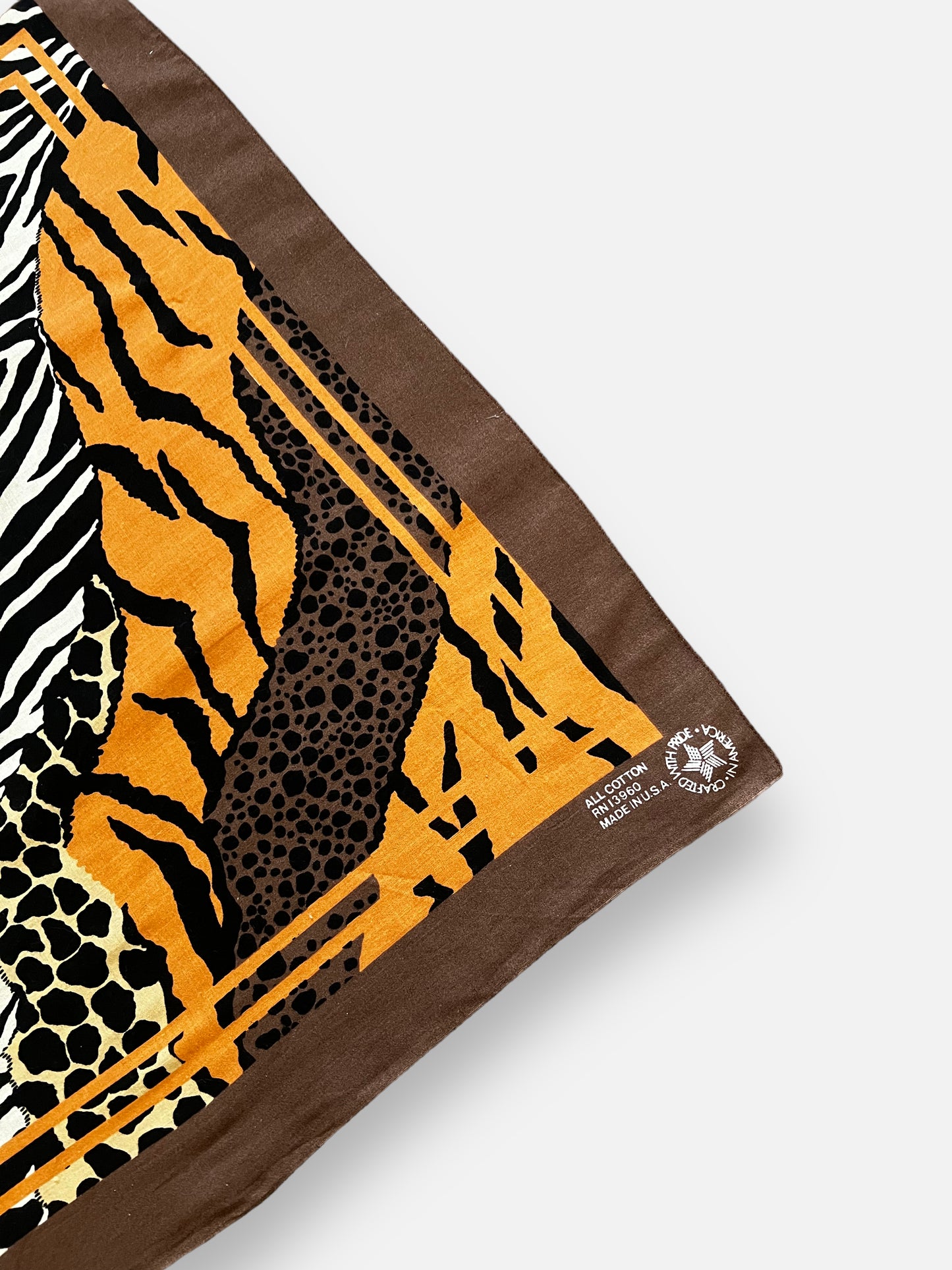 80s Animal Print Bandana