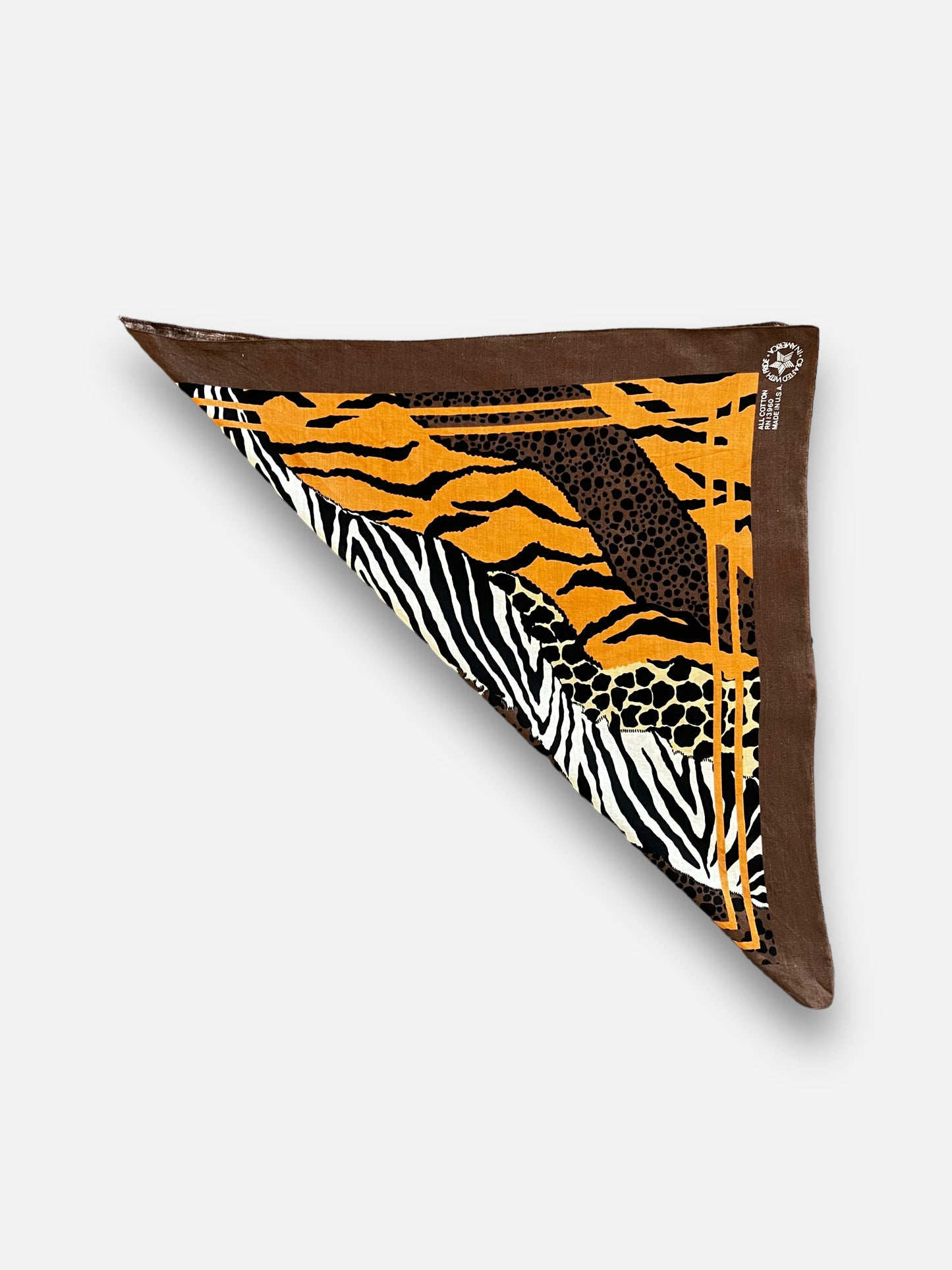 80s Animal Print Bandana